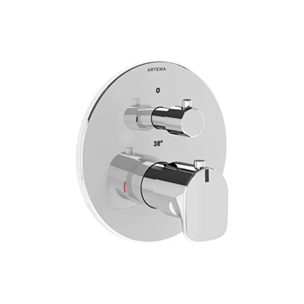 Vitra Root Round Ankastre Termostatik Duş Bataryası A43348