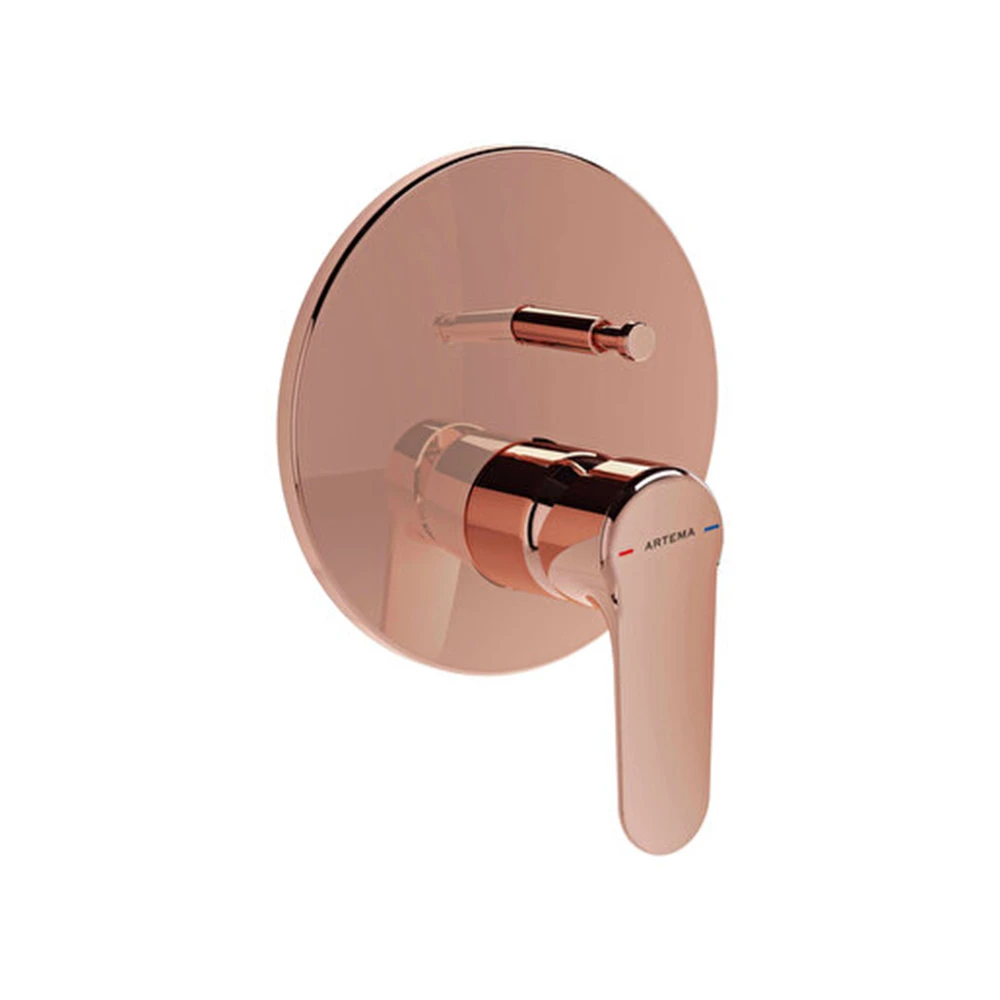 Vitra Root Round Soft Bakır Ankastre Banyo Bataryası A4272729