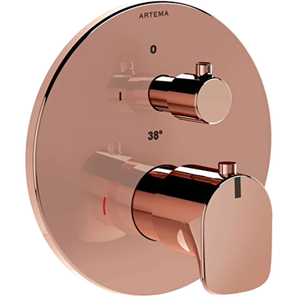 Vitra Root Round Bakır Ankastre Termostatik Banyo Bataryası - A4269426