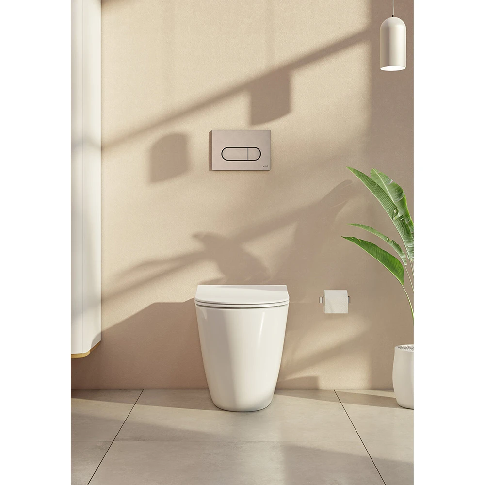 Vitra Root Round Fırçalanmış Nikel Kumanda Paneli 740-2295 2