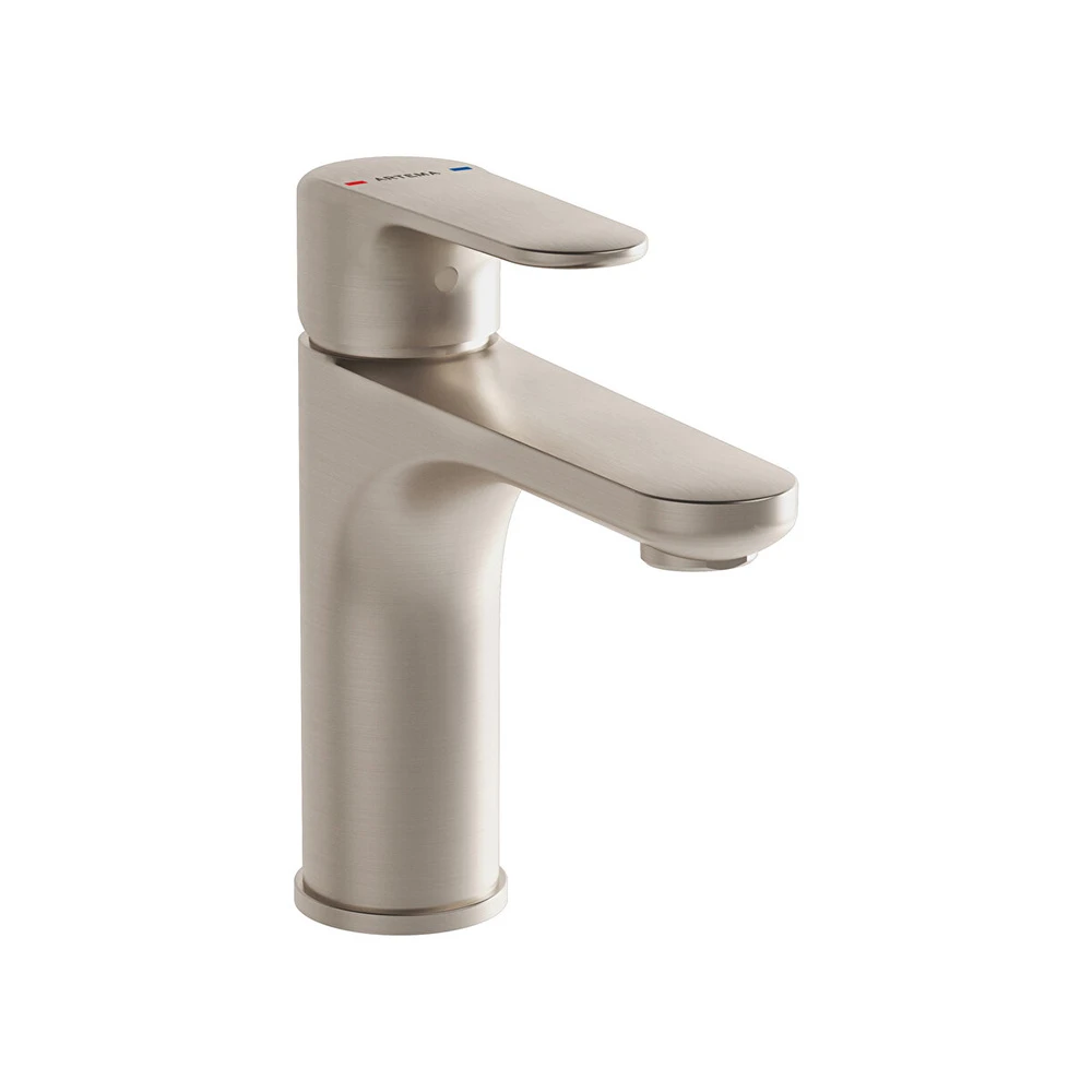 Vitra Root Round Fırçalanmış Nikel Yüksek Lavabo Bataryası A4270634