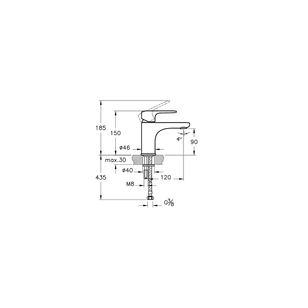 Vitra Root Round Lavabo Bataryası A42705 2