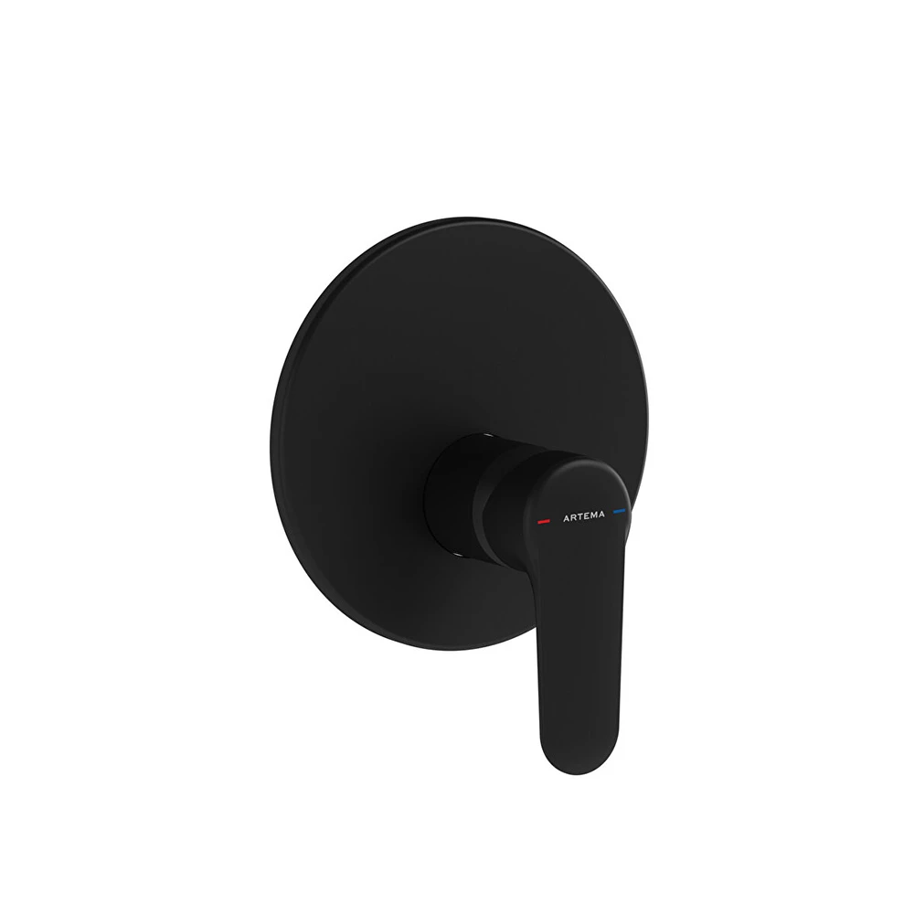 Vitra Root Round Mat Siyah Ankastre Duş Bataryası A4282936
