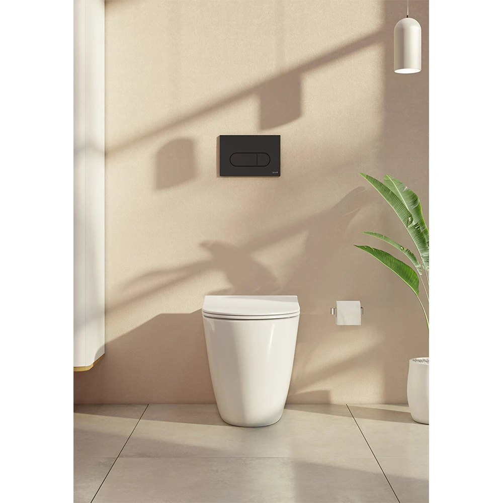 Vitra Root Round Mat Siyah Kumanda Paneli 740-2211 2