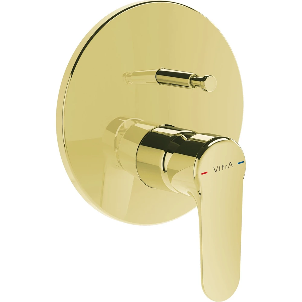 Vitra Root Round Soft Altın Ankastre Banyo Bataryası - A4272774