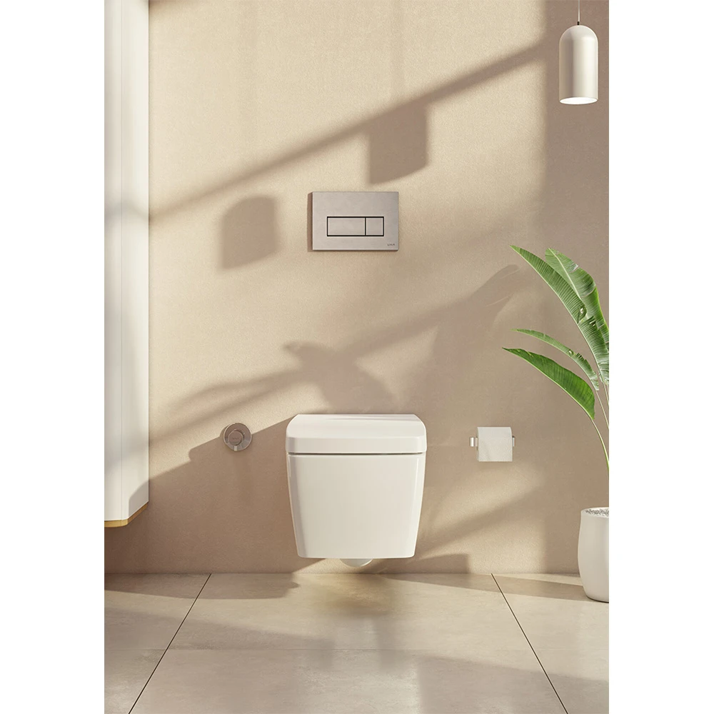 Vitra Root Square Fırçalanmış Nikel Kumanda Paneli 740-2395-740-2395