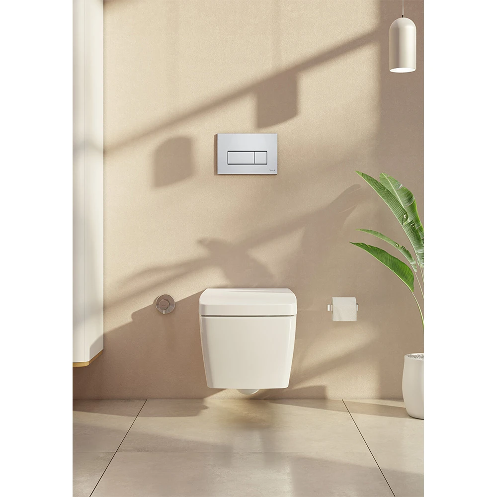 Vitra Root Square Parlak Beyaz Kumanda Paneli 740-2300 2