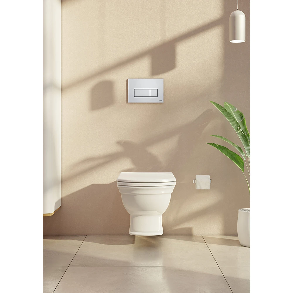 Vitra Root Square Parlak Krom Kumanda Paneli 740-2380 3
