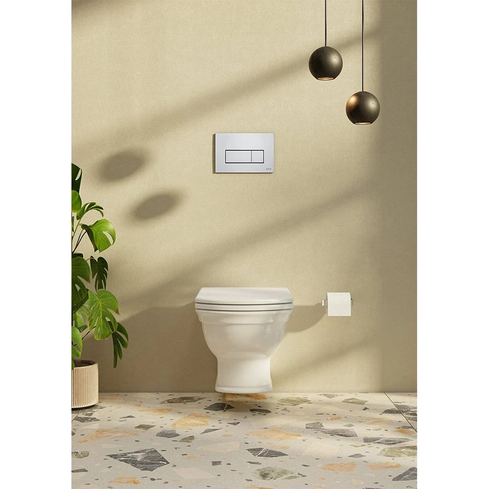 Vitra Root Square Parlak Krom Kumanda Paneli 740-2380 2