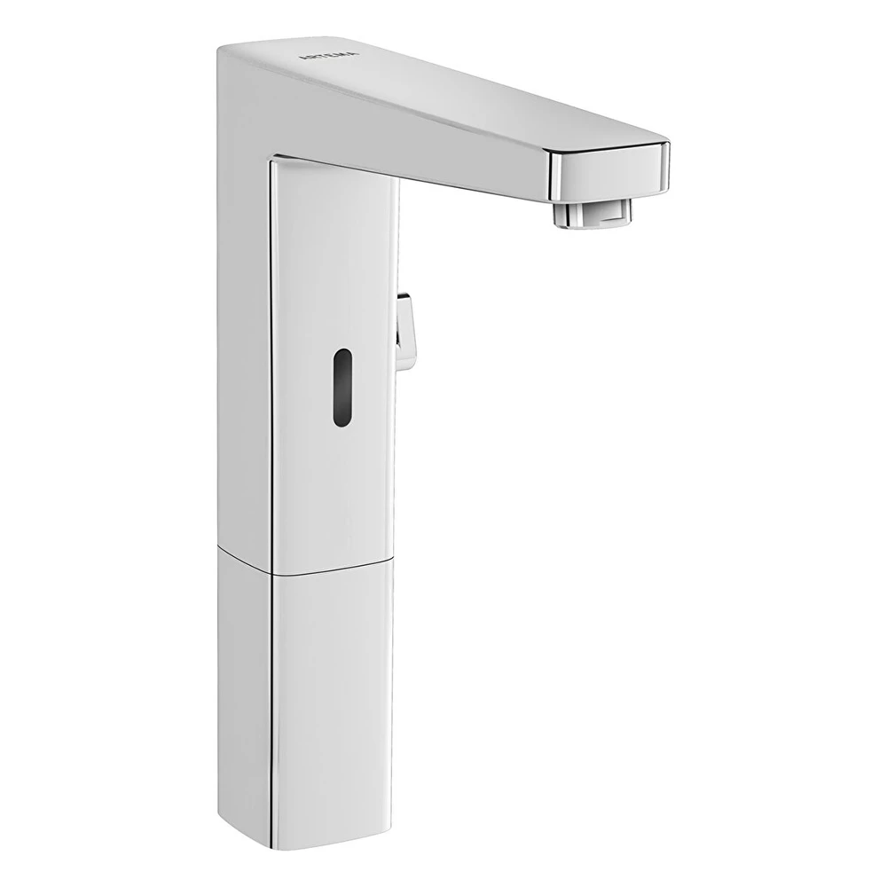 Vitra Root Square Temassız Çift Su Girişli Elektrikli Yüksek Lavabo Bataryası A47131