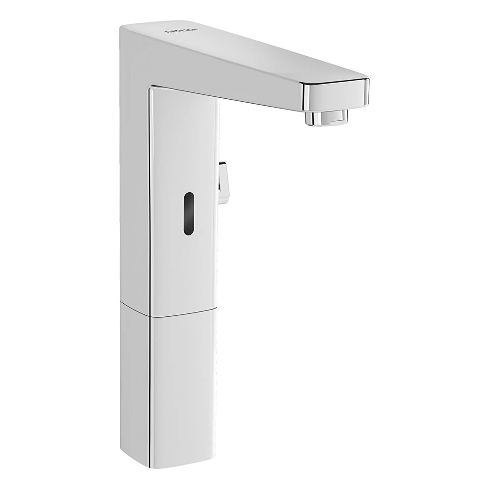 Vitra Root Square Temassız Çift Su Girişli Pilli Yüksek Lavabo Bataryası A47129