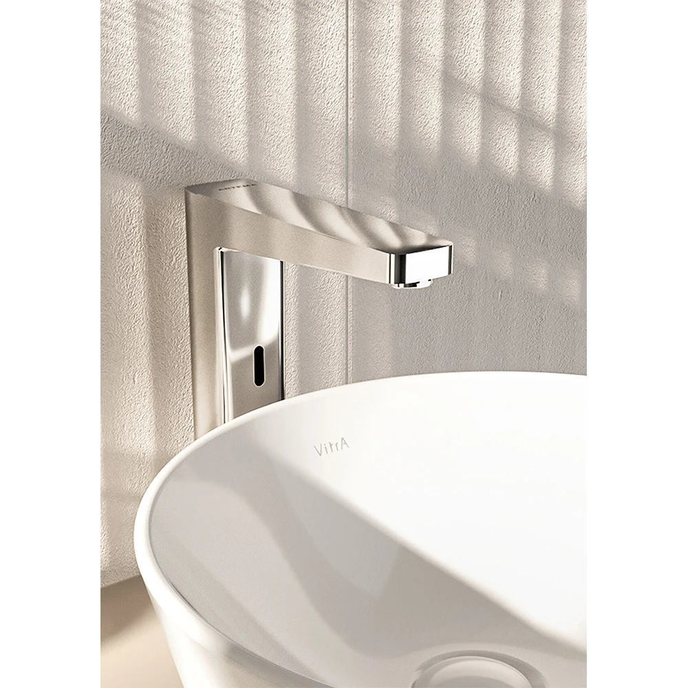 Vitra Root Square Temassız Tek Su Girişli Elektrikli Yüksek Lavabo Bataryası A47130 2