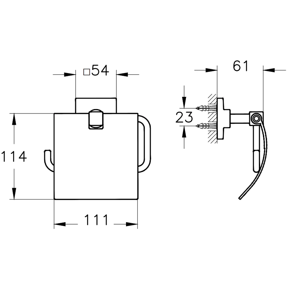 Vitra Root Tuvalet Kağıtlığı - A44804 2