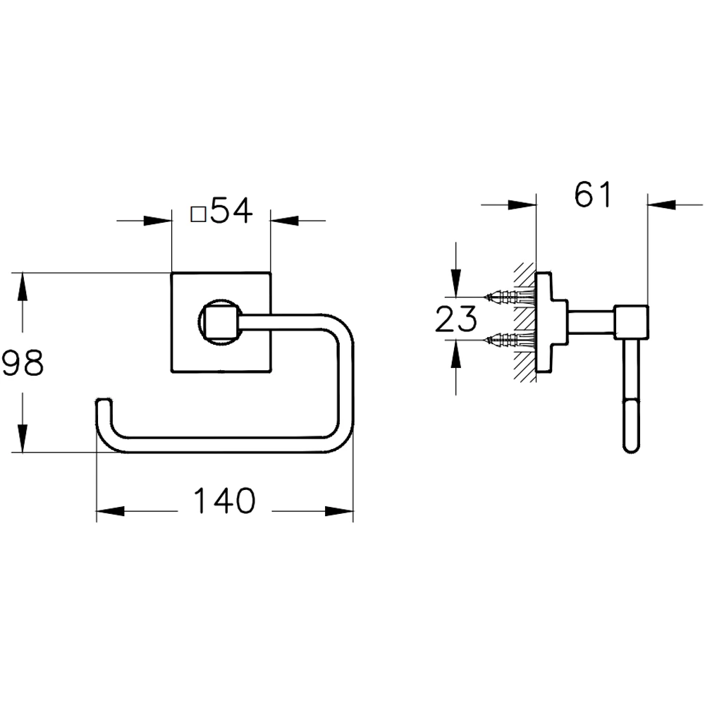 Vitra Root Tuvalet Kağıtlığı - A44805 2