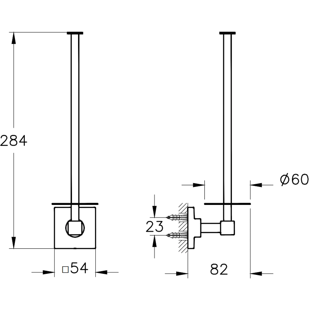 Vitra Root Yedek Tuvalet Kağıtlığı - A44808 2