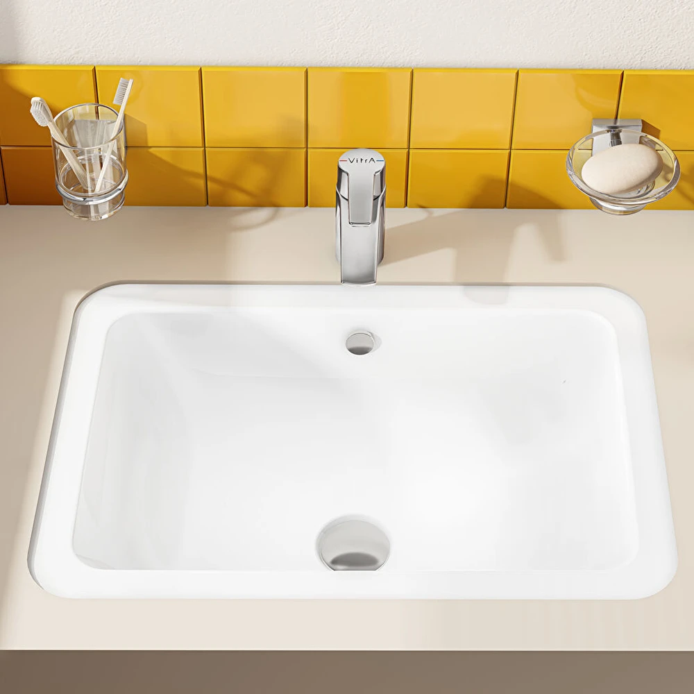 Vitra S20 55x37 Cm Dikdörtgen Tezgahaltı Lavabo 7475B003-0618 2