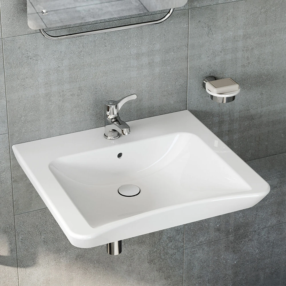 Vitra S20 60x55 Cm Özel İhtiyaç Lavabo - 5289B003-0001 2