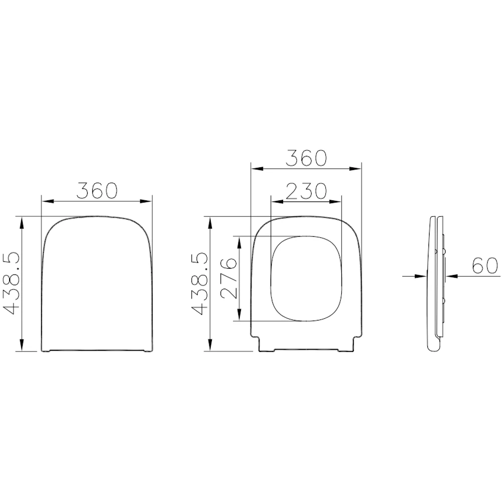 Vitra S20 Yavaş Kapanır Klozet Kapağı - 147-003-909 2