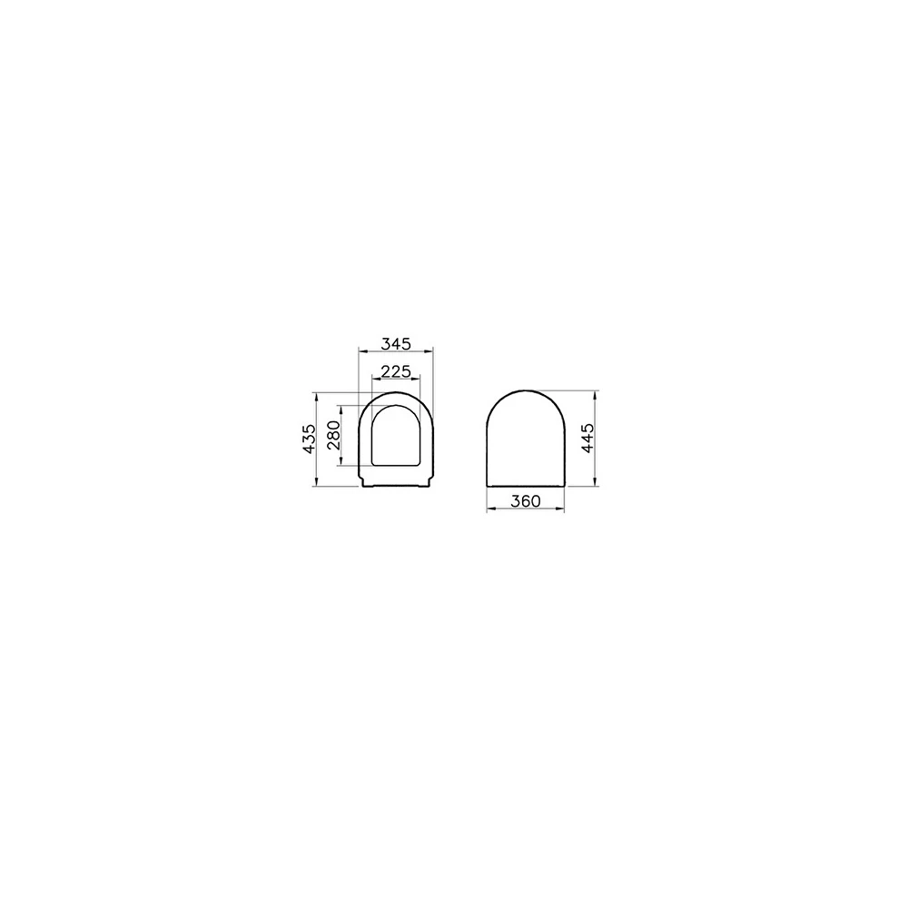 Vitra S50 Yavaş Kapanan Klozet Kapağı 72-003-309 2
