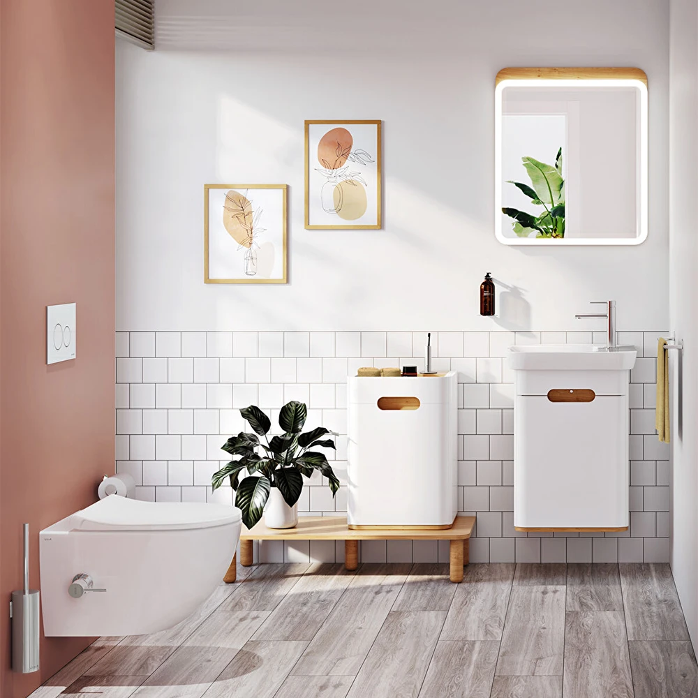 Vitra Sento 50x38 Cm Sağdan Etajerli Lavabo 5945B003-0029 3