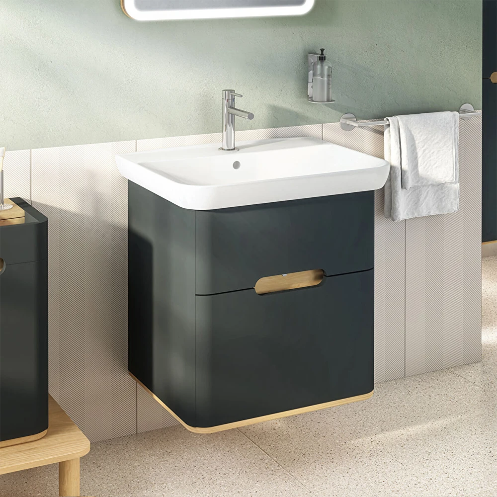 Vitra Sento 65x49 Cm Etajerli Lavabo 5946B003-0001 3