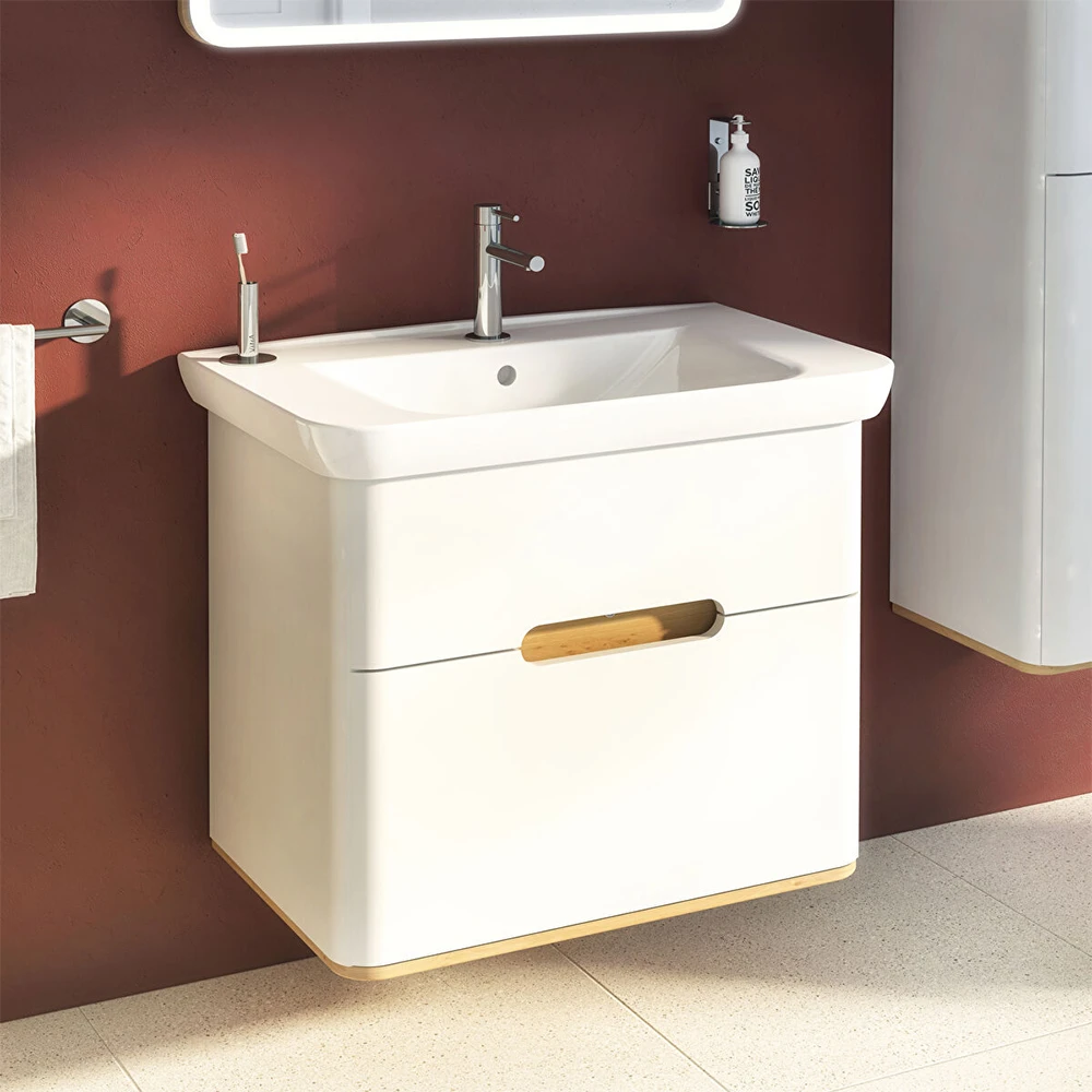 Vitra Sento 80x49 Cm Etajerli Lavabo 5947B003-0001 3