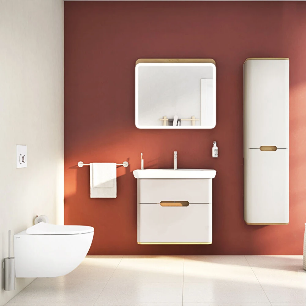 Vitra Sento 80x49 Cm Etajerli Lavabo 5947B003-0001 2