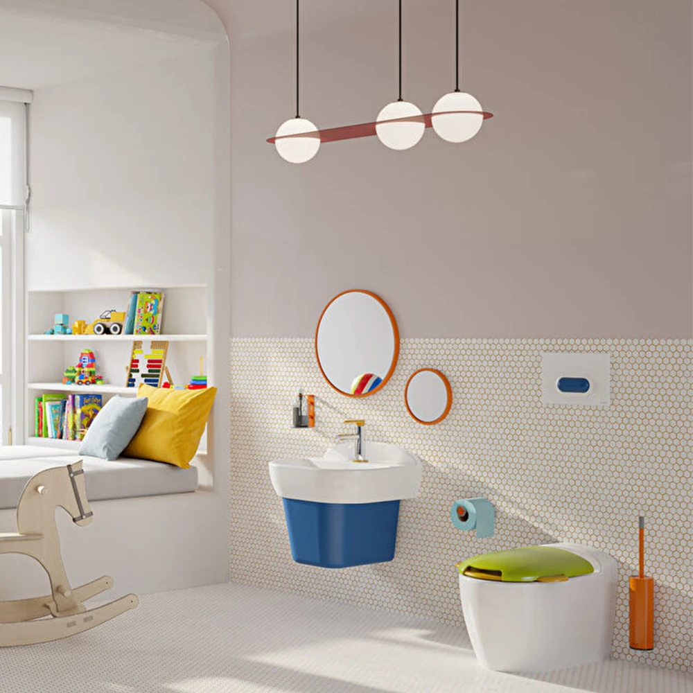 Vitra Sento Kids SmoothFlush Duvara Tam Dayalı Yerden Klozet - 7361B003-0090 3
