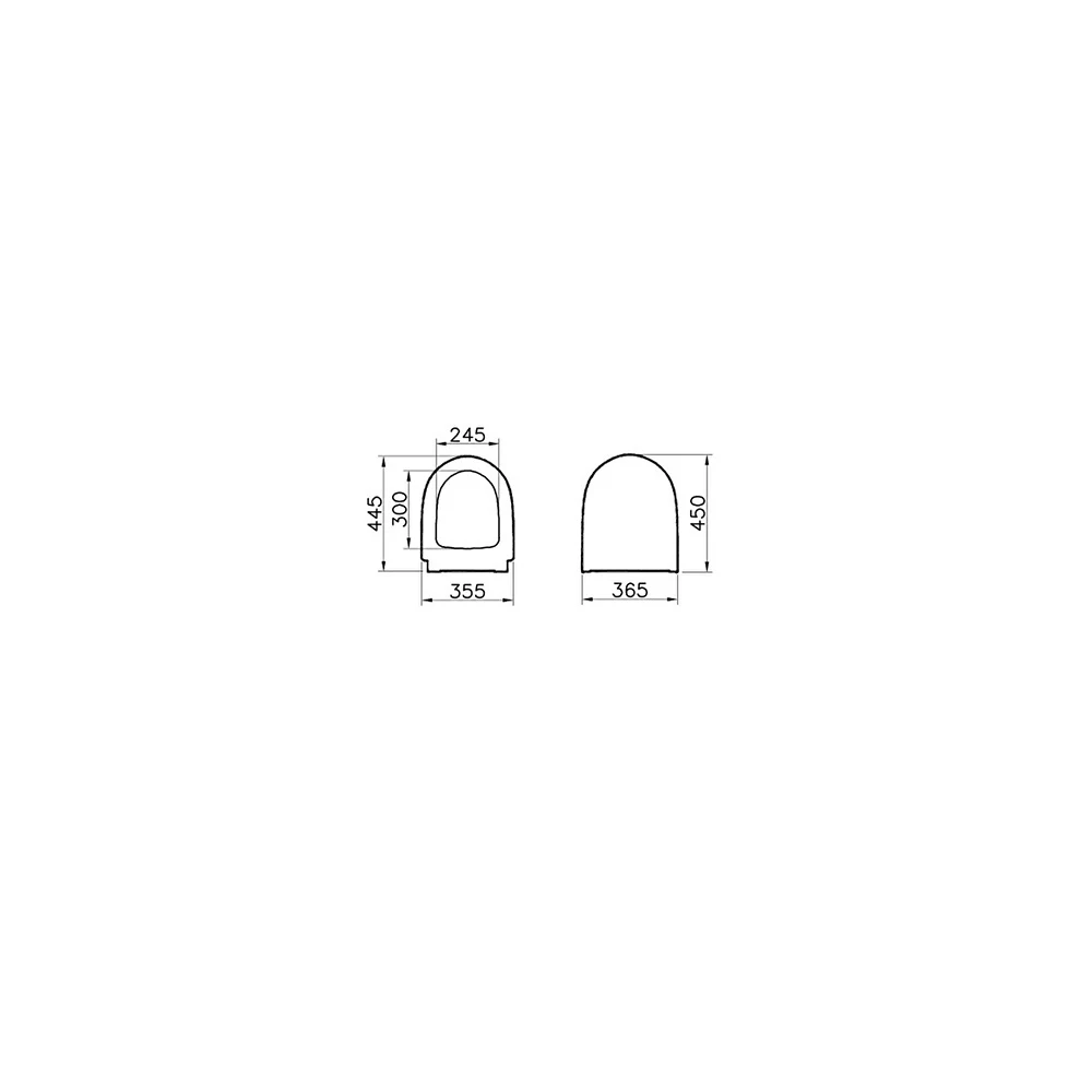 Vitra Sento Yavaş Kapanan Klozet Kapağı 86-003R009 2
