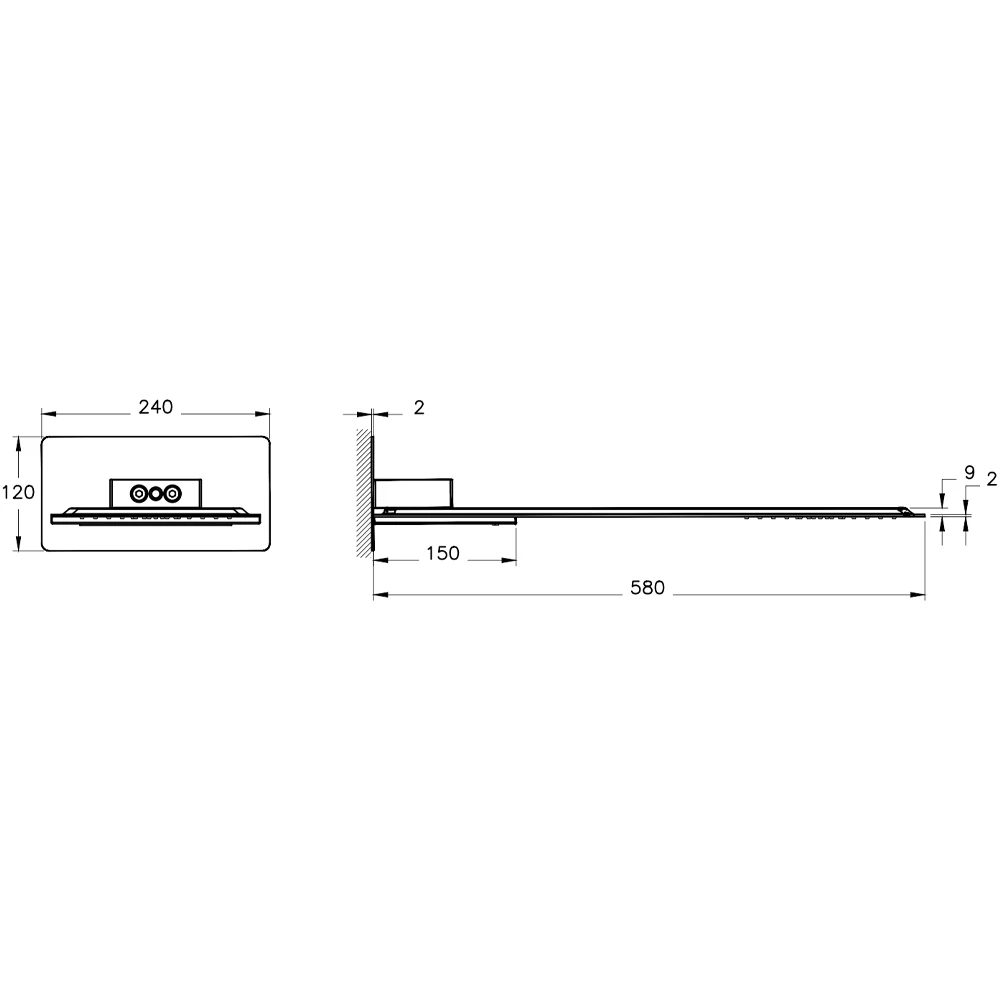 Vitra Strato 2 Fonksiyonlu Duş Başlığı - A45930 2