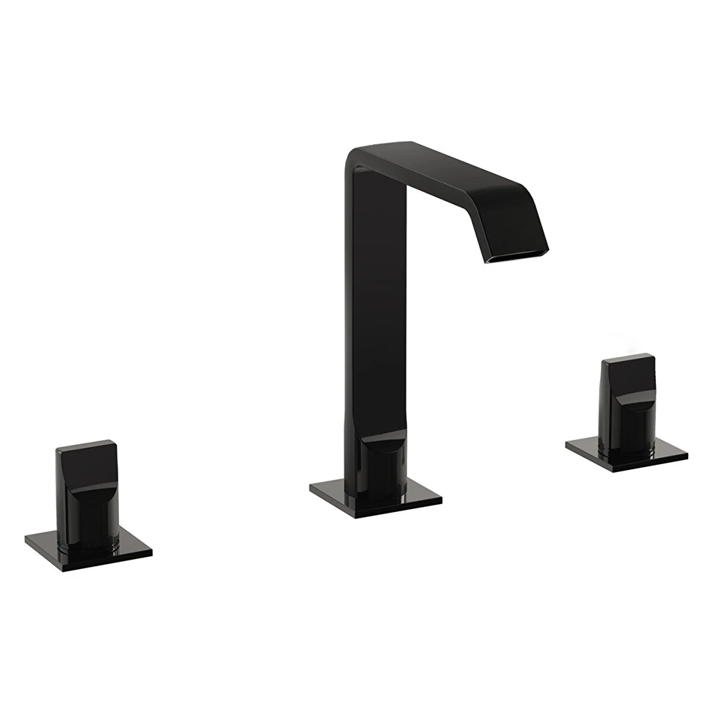 Vitra Suit 3 Delikli Parlak Siyah Lavabo Bataryası A4278439