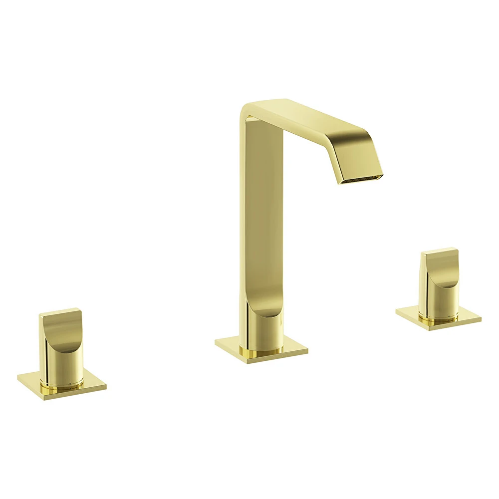 Vitra Suit 3 Delikli Soft Altın Lavabo Bataryası A4278474