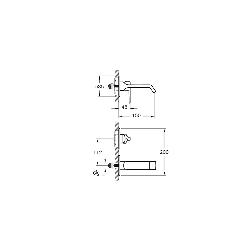 Vitra Suit Ankastre Lavabo Bataryası A42782 3