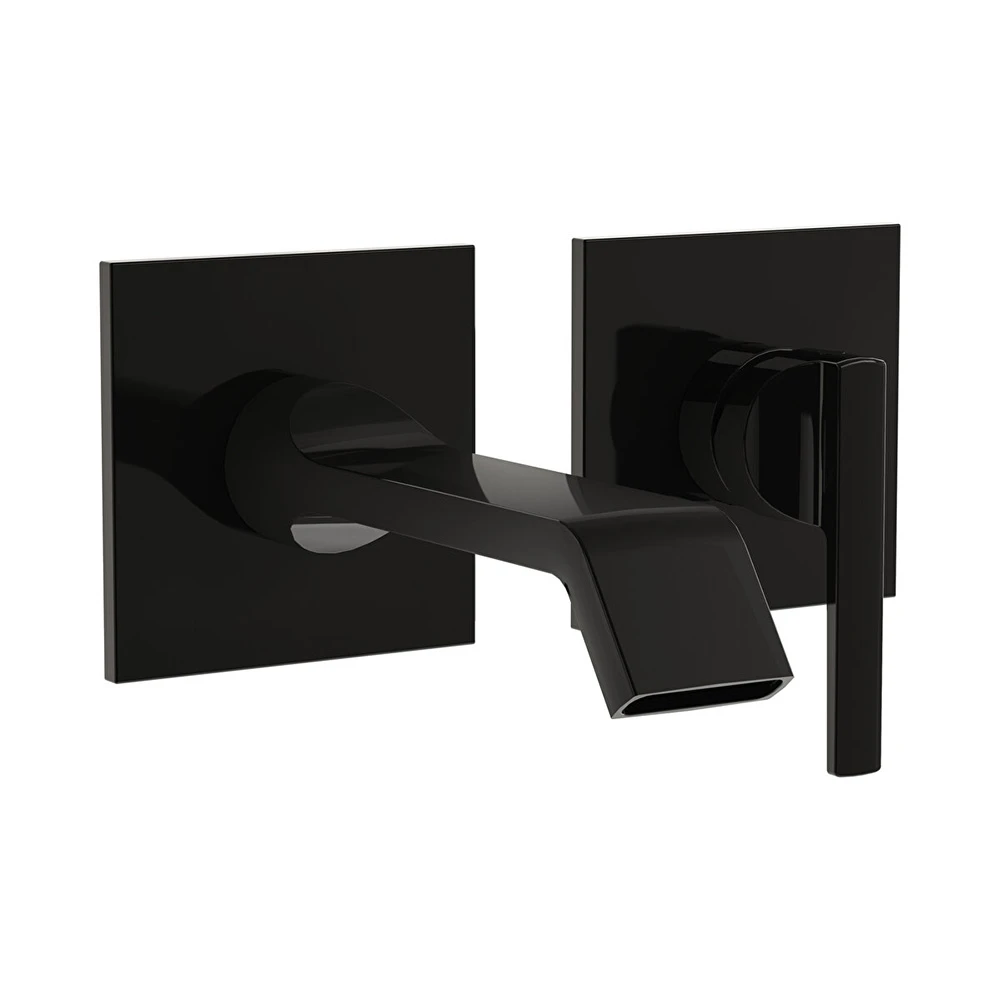 Vitra Suit Parlak Siyah Ankastre Lavabo Bataryası A4278239