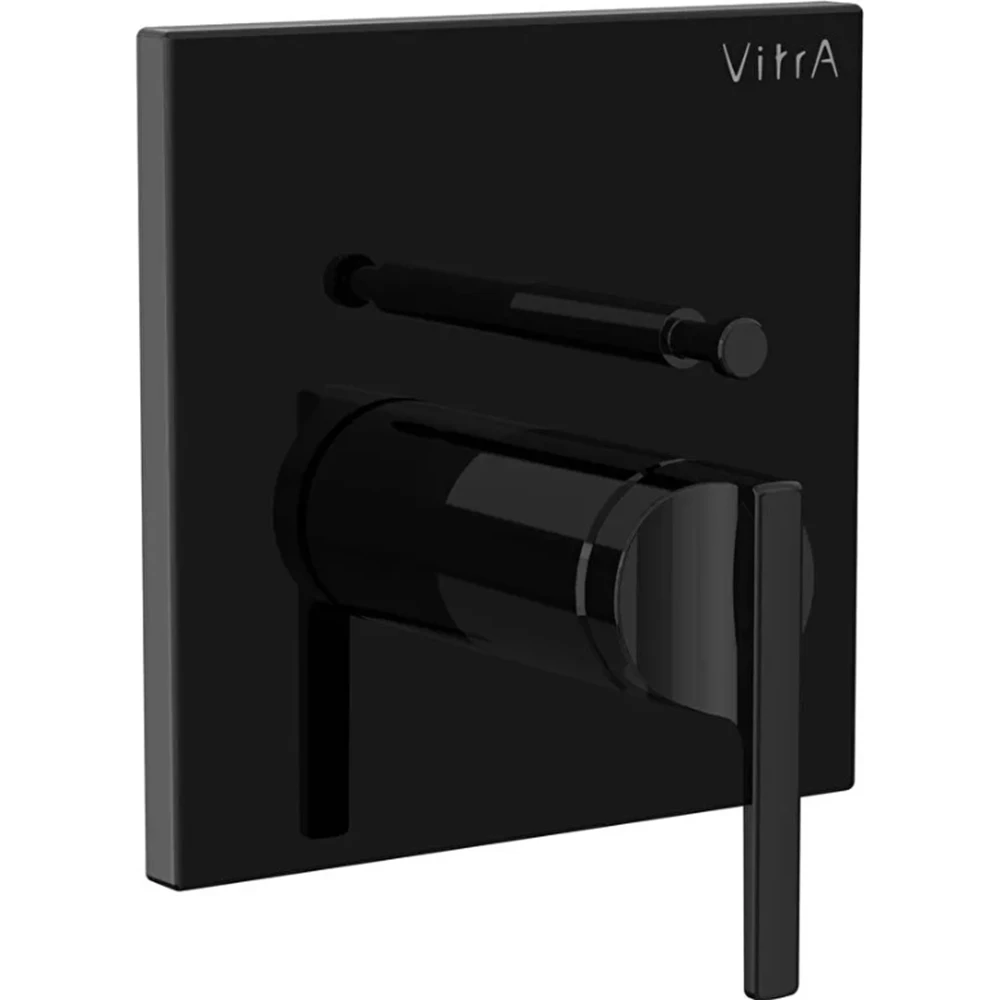 Vitra Suit Parlak Siyah Ankastre Mekanik Banyo Bataryası - A4282039