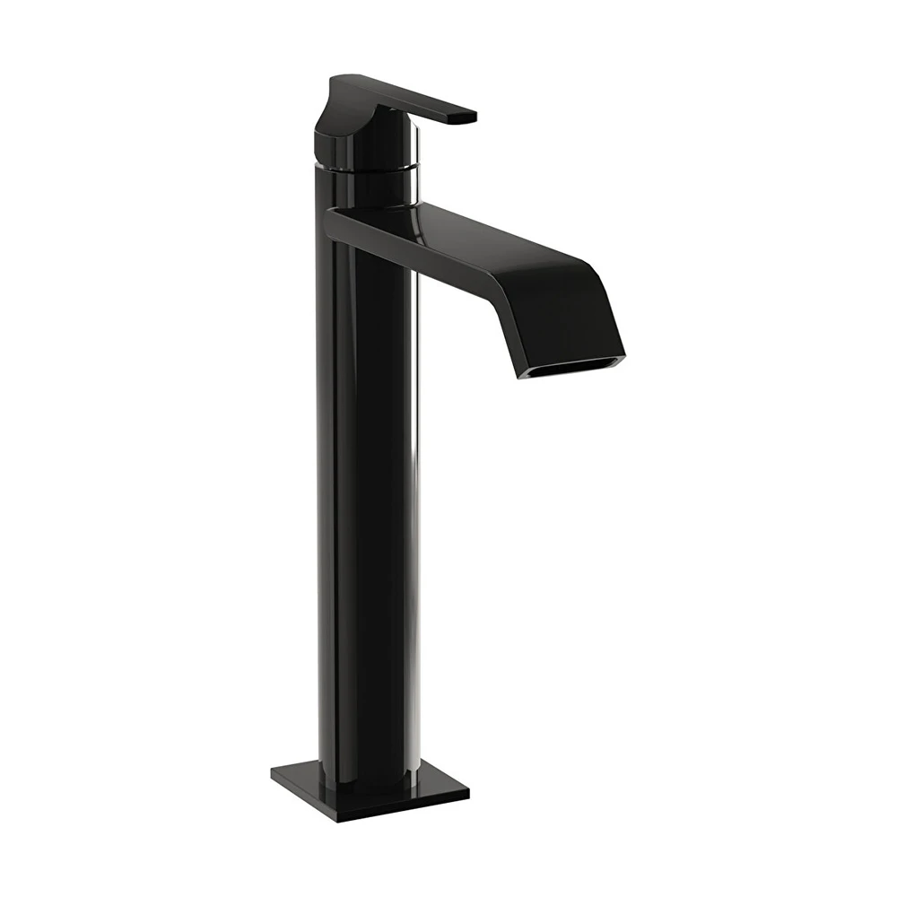 Vitra Suit Parlak Siyah Yüksek Lavabo Bataryası A4281439