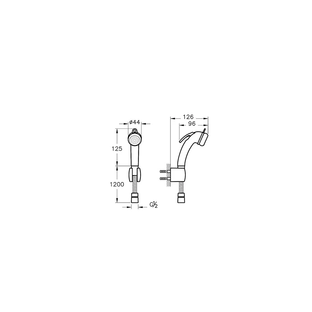 Vitra Taharet Duşu A45704 2