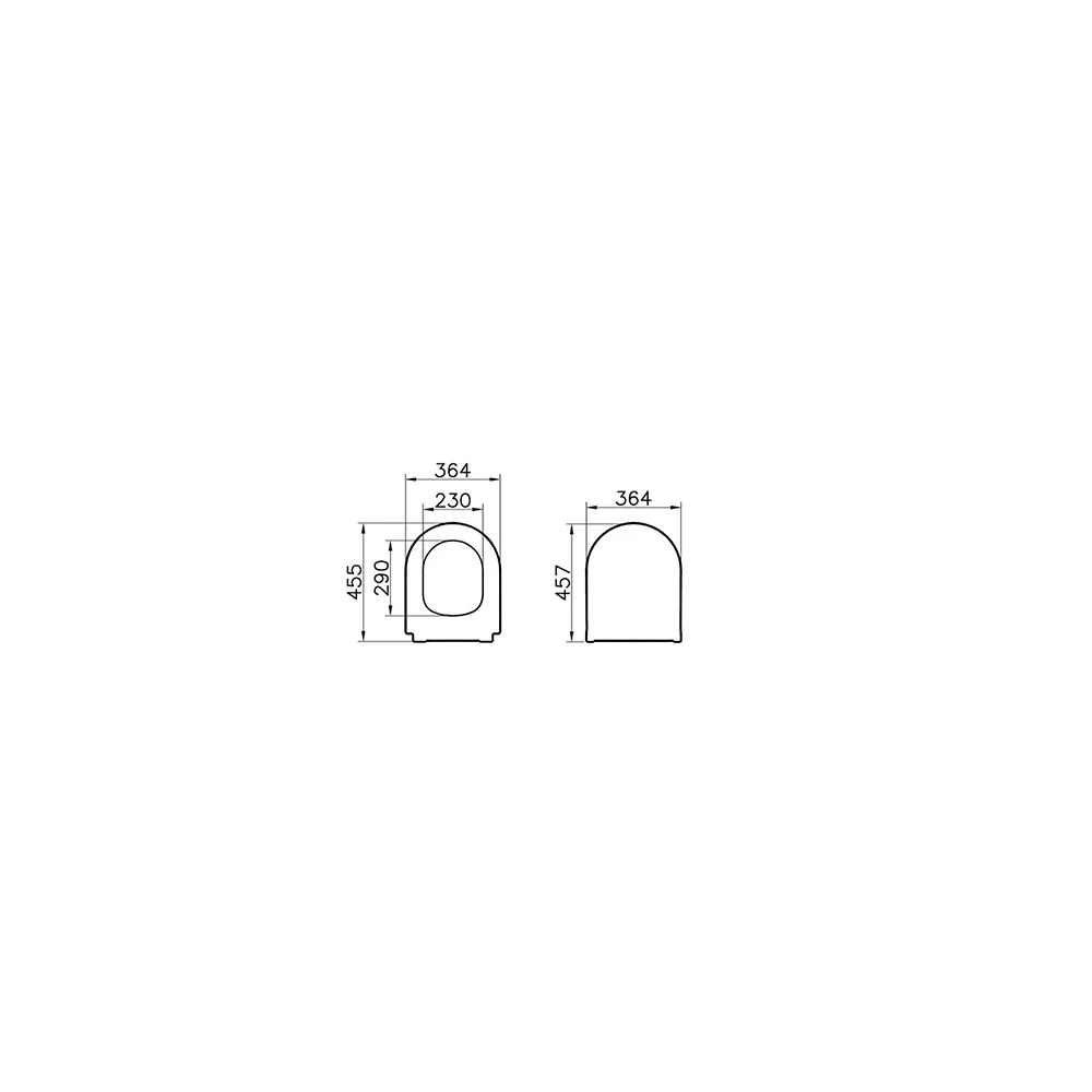 Vitra Universal Slim Yavaş Kapanan Klozet Kapağı 110-003-009 2