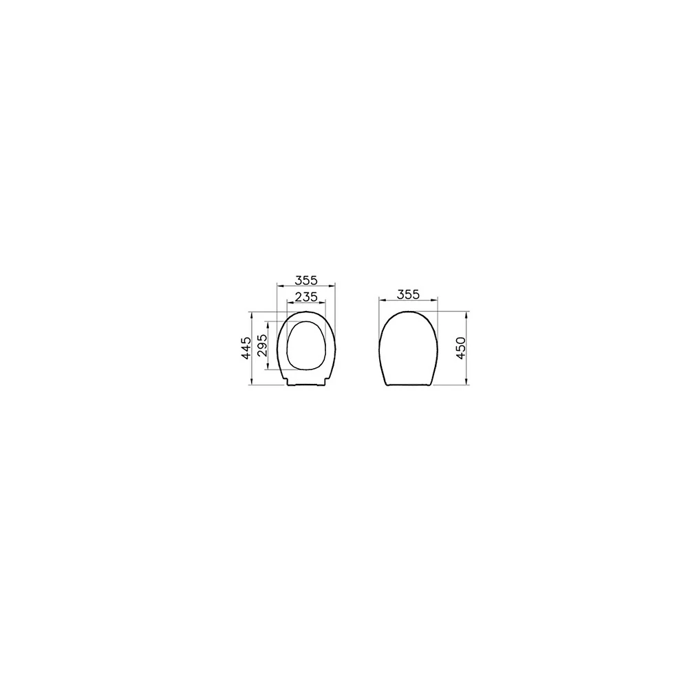 Vitra Universal Yavaş Kapanan Klozet Kapağı 84-003-009 3