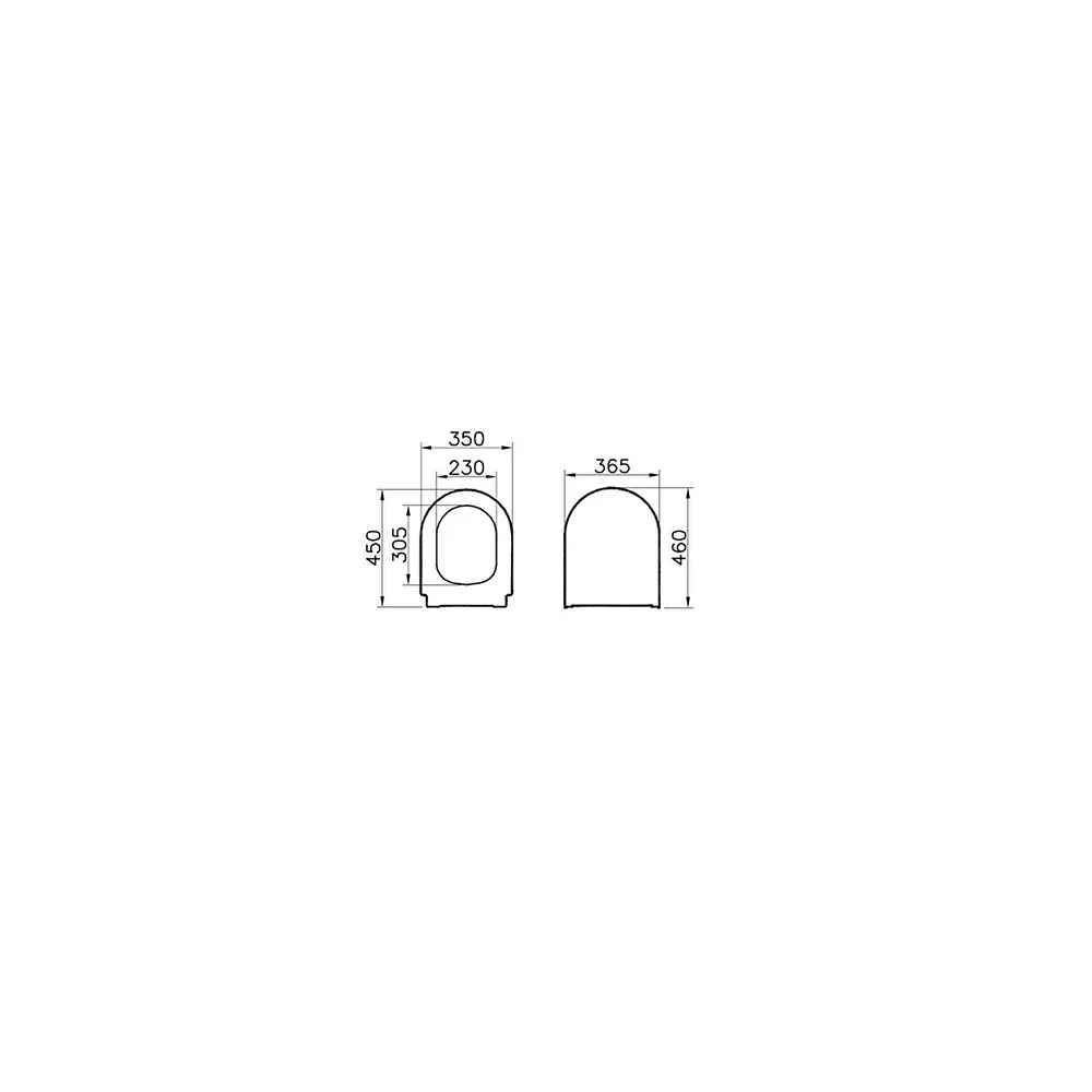 Vitra Universal Yavaş Kapanan Klozet Kapağı 85-003-009 2