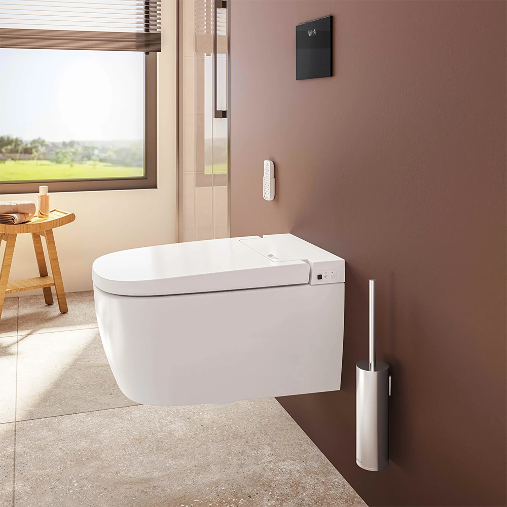 Vitra V-Care Comfort Kanalsız Akıllı Asma Klozet Takımı - 5674B403-6194 3