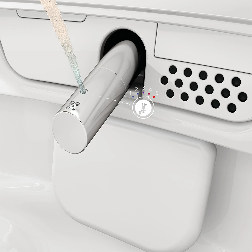 Vitra V-Care Prime Rim-ex Kanalsız Akıllı Asma Klozet Takımı - 7231B403-6216 3