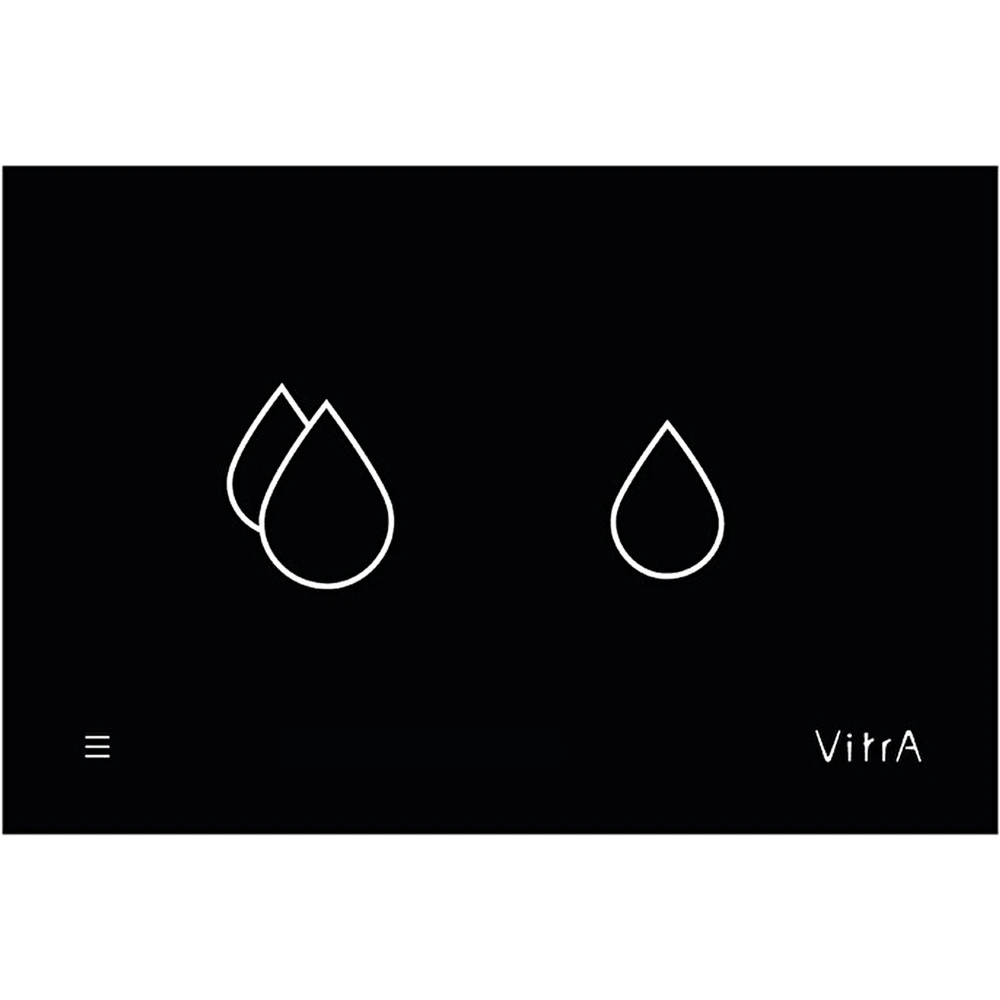 Vitra V-Care Siyah Cam Fotoselli Kumanda Paneli - 762-1502