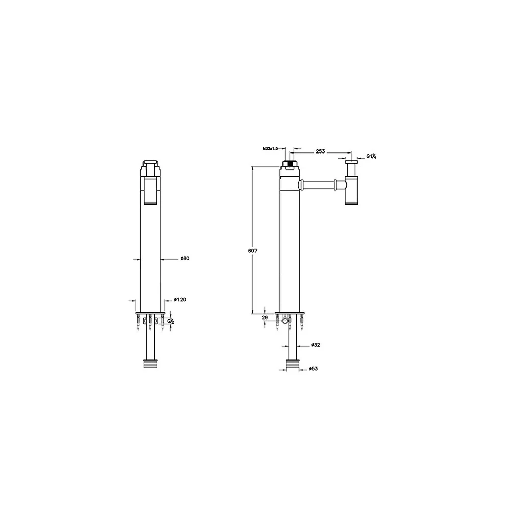 Vitra Yerden Lavabo Sifonu A45160 2
