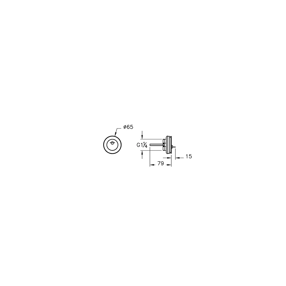 Vitra Yuvarlak Lavabo Süzgeci A45137 2