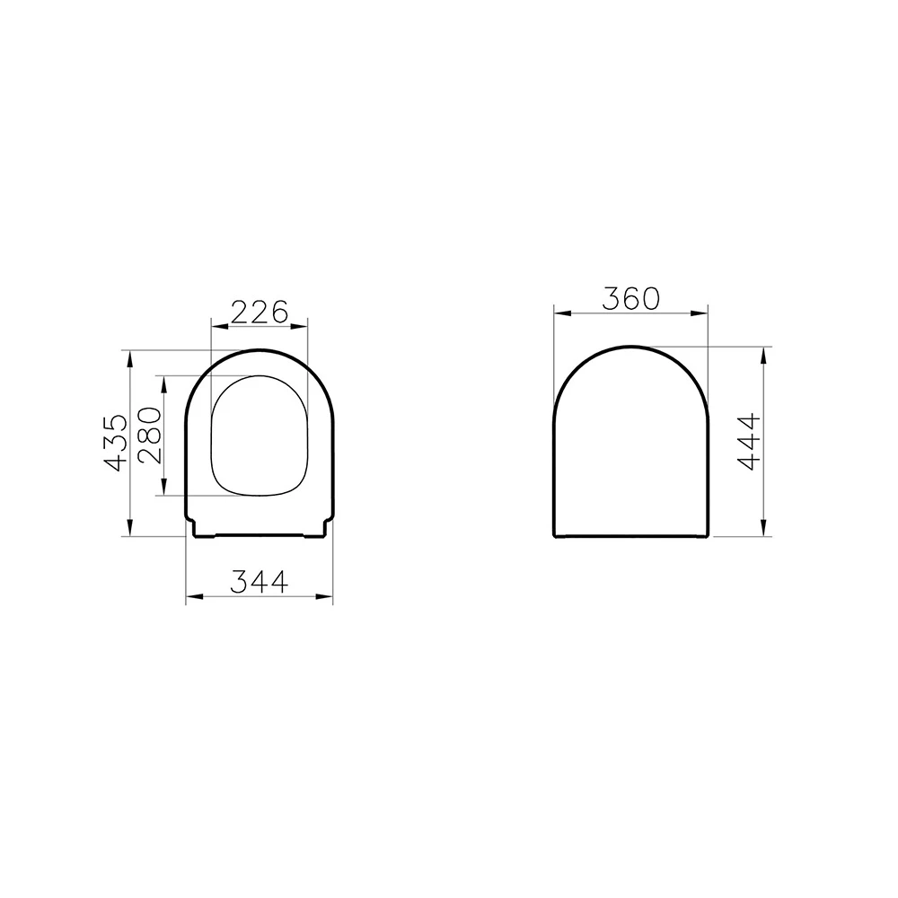 Vitra Zentrum Yavaş Kapanan Klozet Kapağı 127-003R009 2